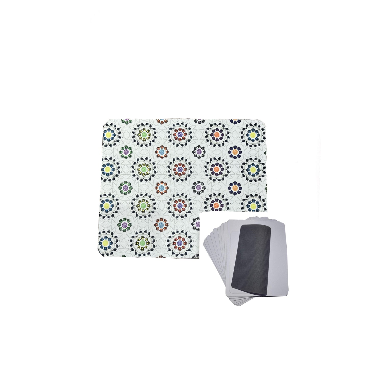 Colorful Cat Pattern Mouse Pad