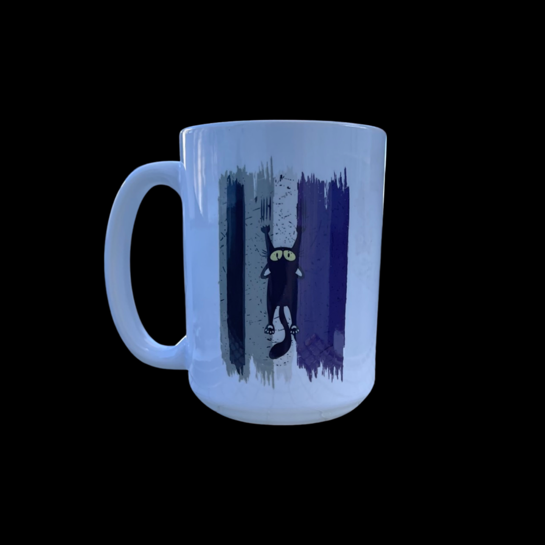 15oz Asexual Pride Cat Scratch