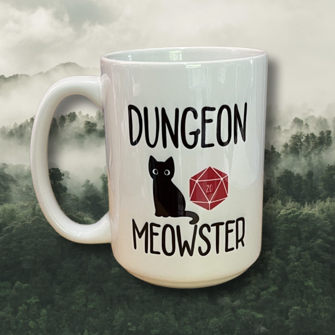 15 oz Dungeon Meowster Mug