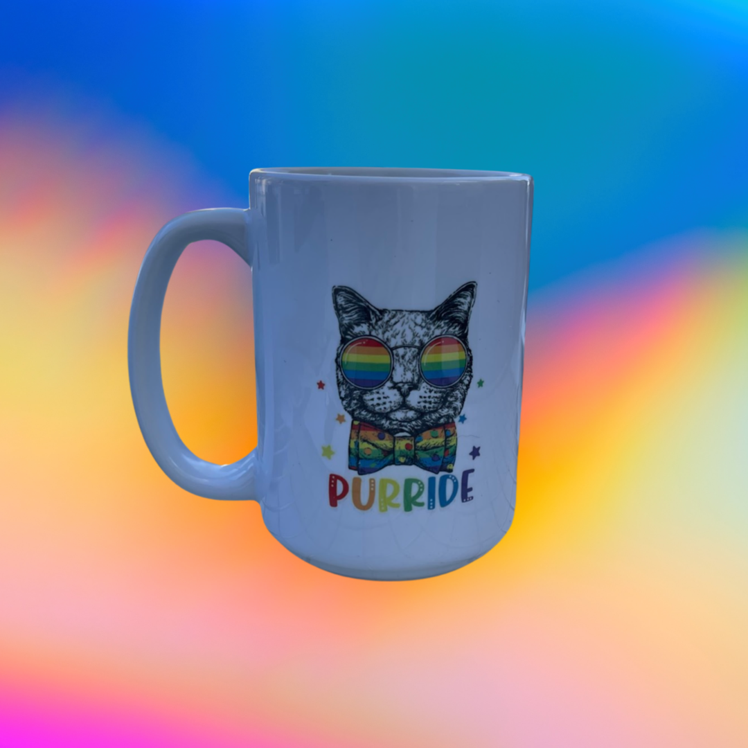15oz Pride Dapper Cat Mug