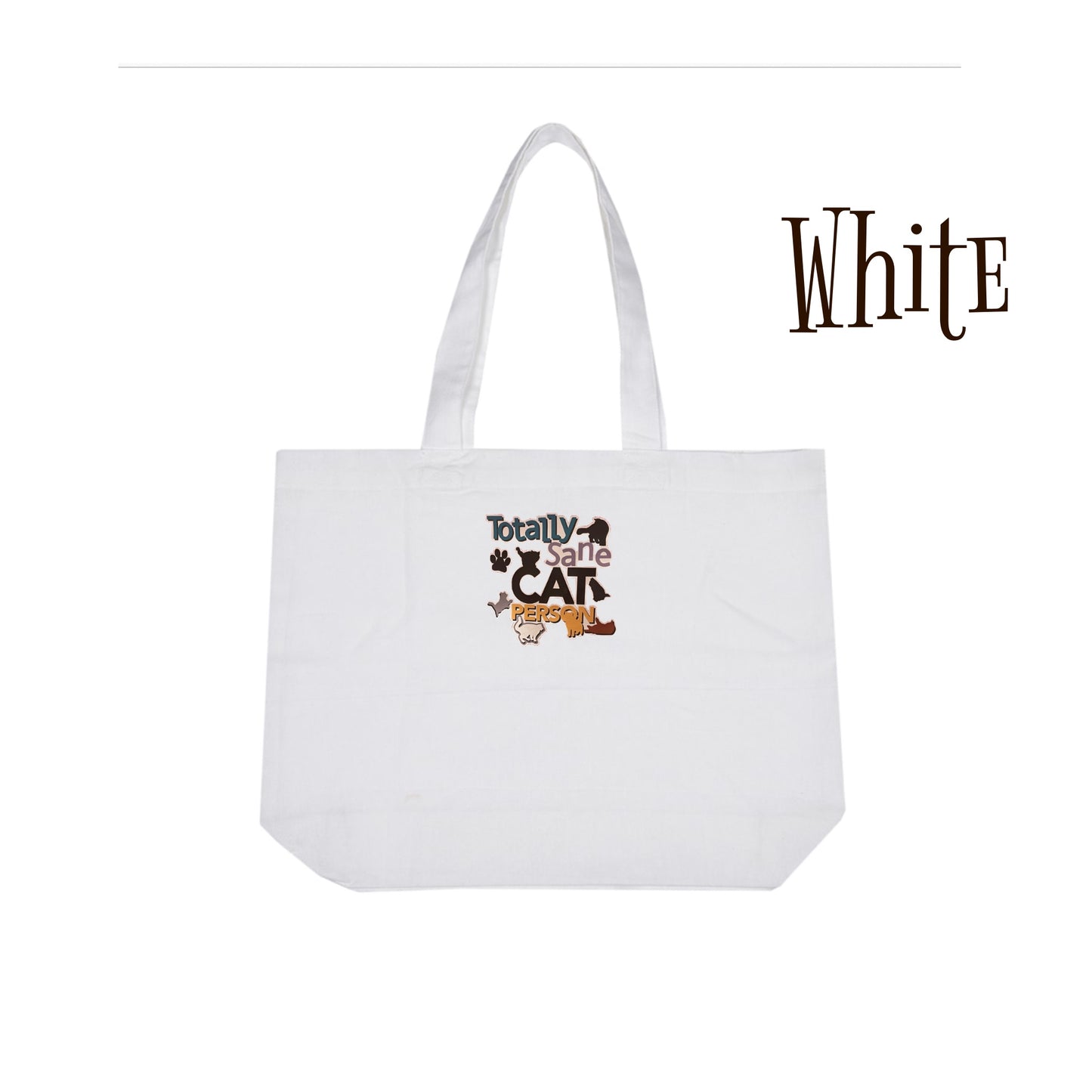 Totally Sane Cat Person Value Grocer Tote Bag