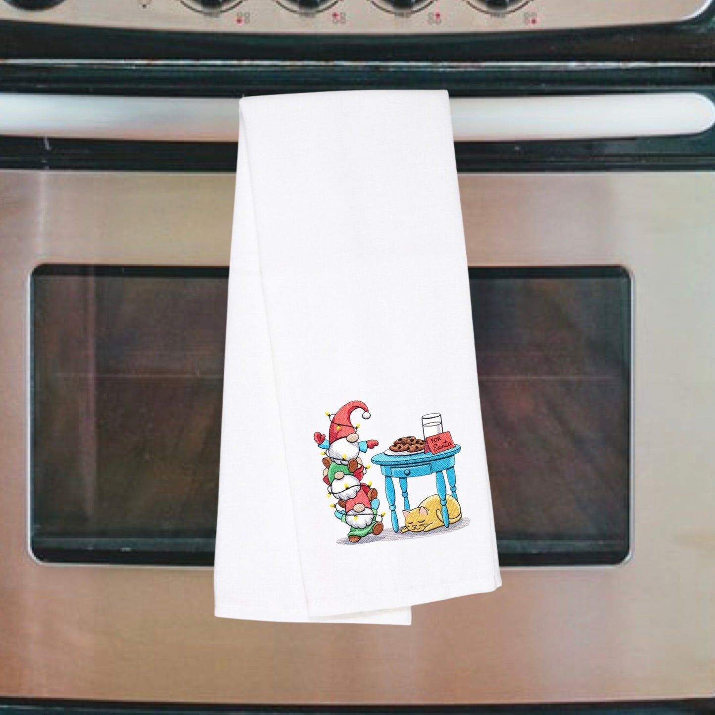 Gnome Kitchen Dish Towel.