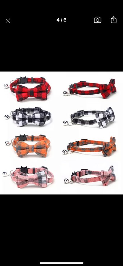 Bow Tie Cat Collar