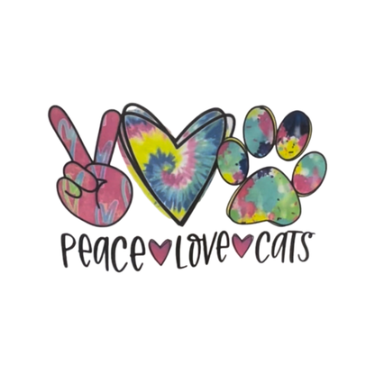 Ladies V Neck Peace ❤️ Cats
