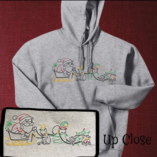 Santa’s Catdeer Hoodie