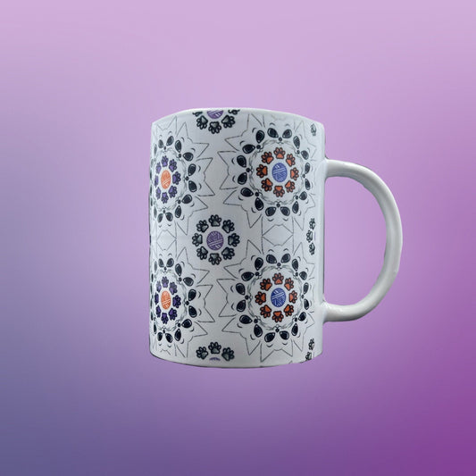 15oz Ceramic Colorful Cat Pattern Mug