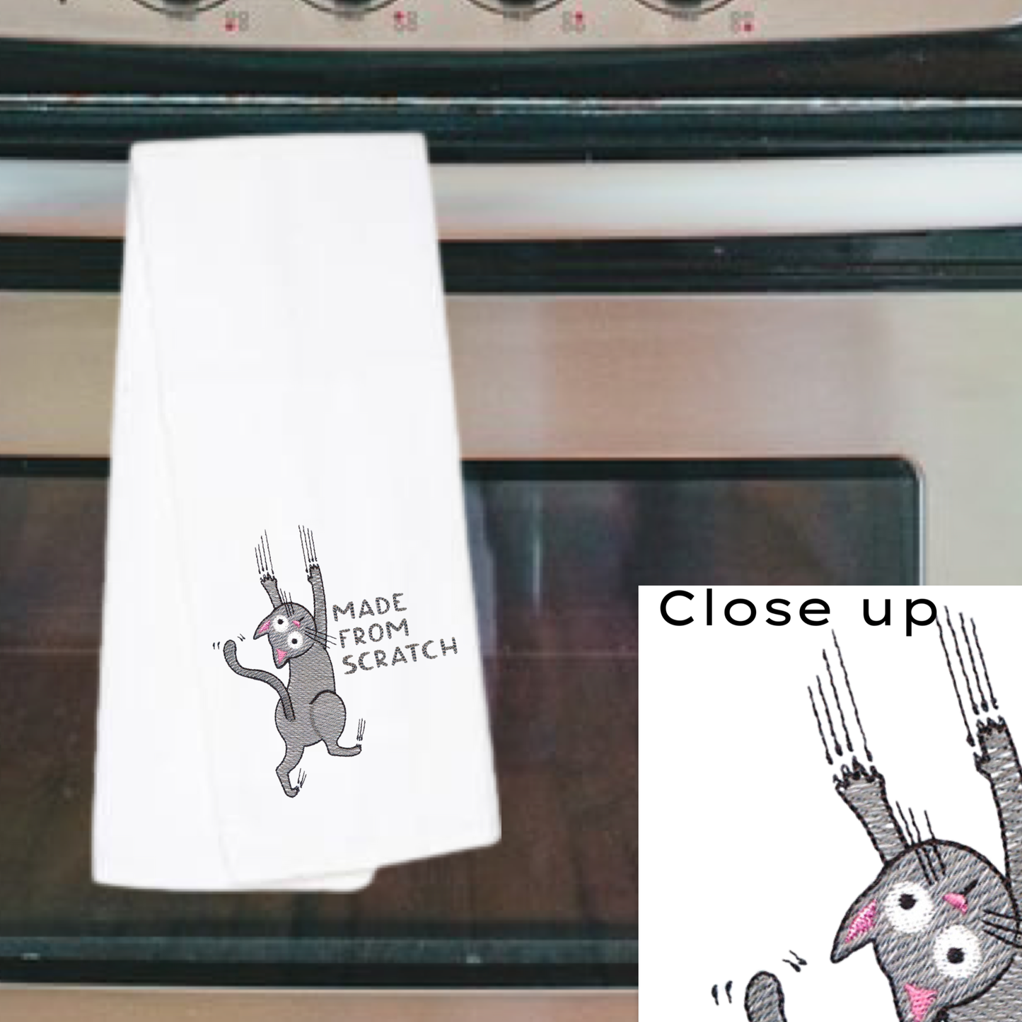 Made from Scratch Dish Towel.