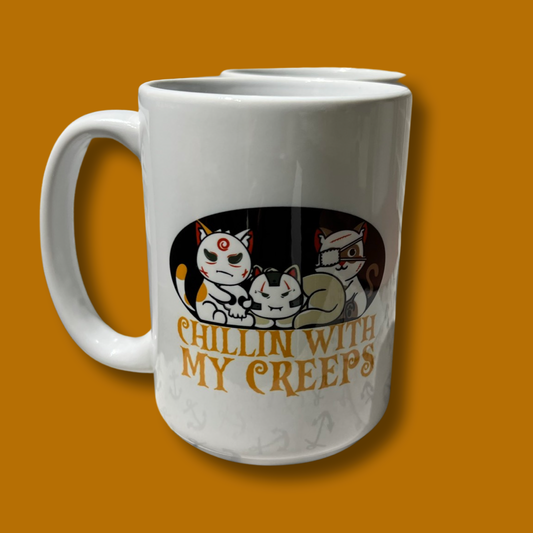 15 oz Chillin’ With My Creeps Mug