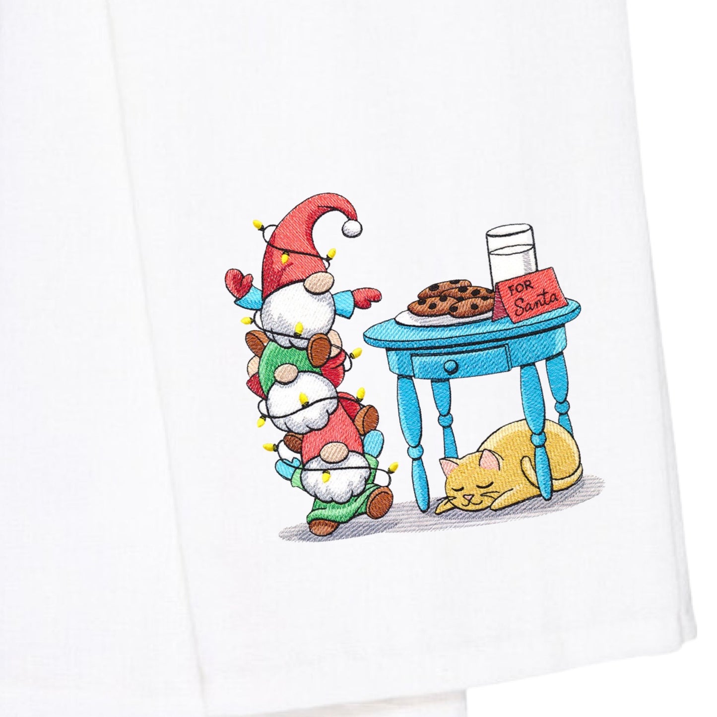 Gnome Kitchen Dish Towel.