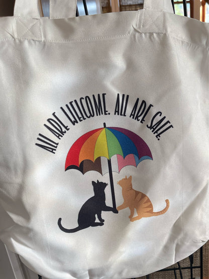 Progressive All are Welcome, All are Safe  Bag